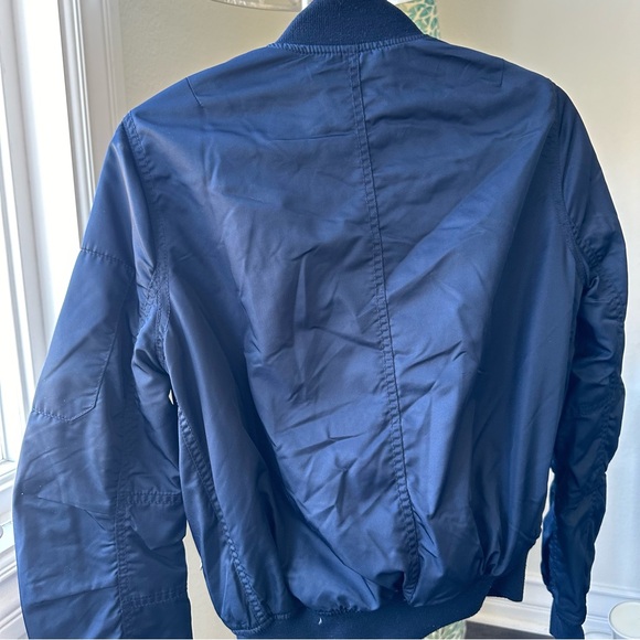 Top Shop bomber jacket in Navy 💙 - Picture 4 of 4